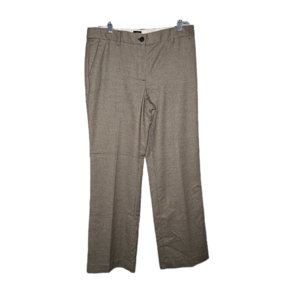 Talbots Windsor Pants Houndstooth Wool Blend Women's 8 Academia Hipster Capsule